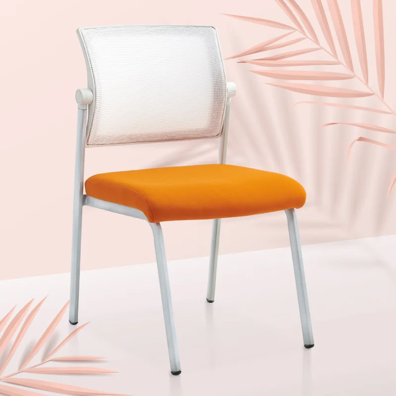 Orange Modernist Meeting Seating chair for wholesale