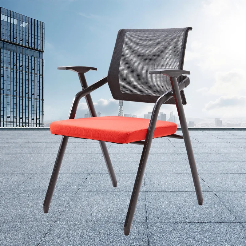 Minimalist Orange Meeting Chair for wholesale