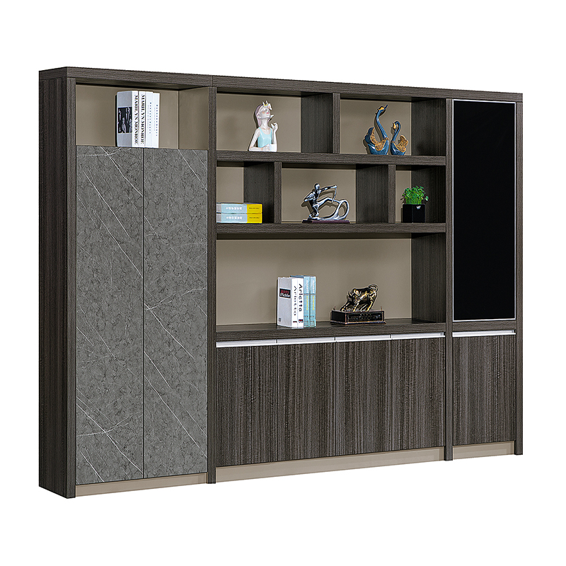 Good quality luxury background decorative file storage cabinet for CEO