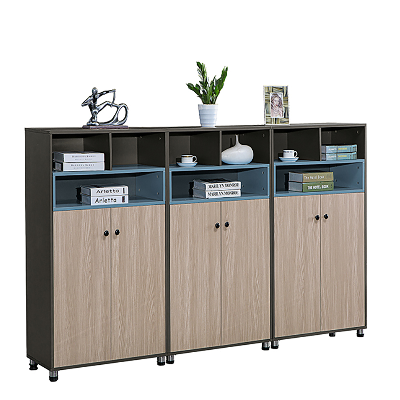 Modern style low cabinet display cabinet six-door file cabinet suppliers