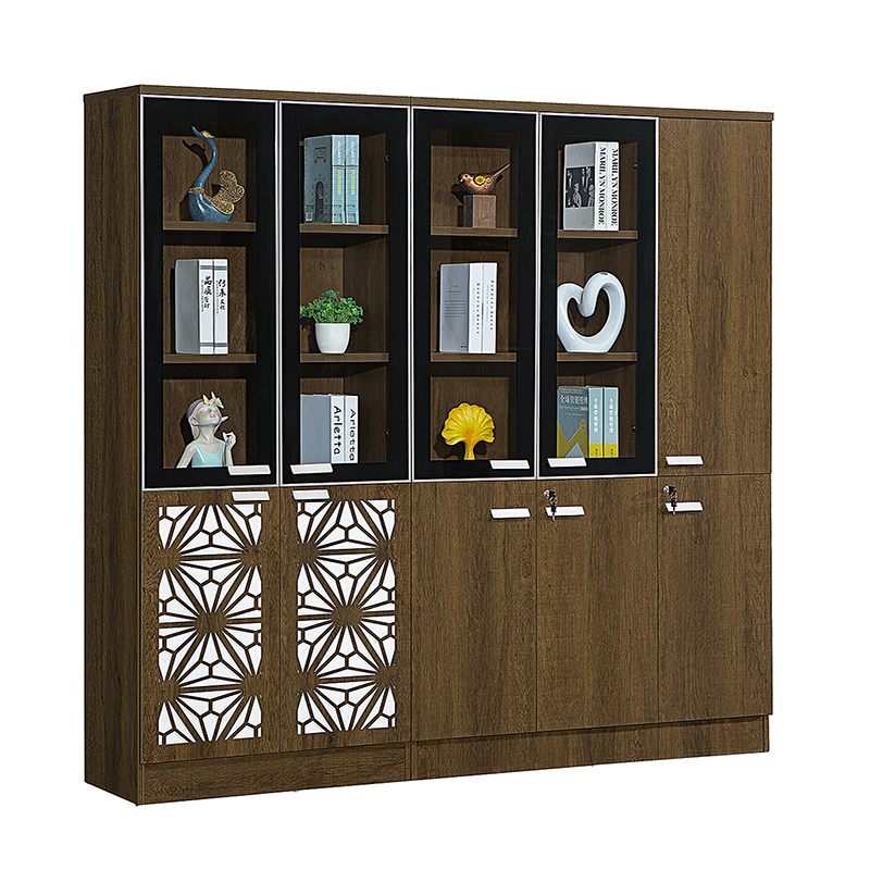 Lockable cabinet background storage five-door cabinet filing cabinet