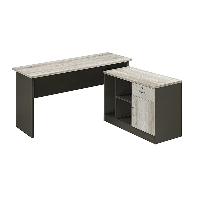 Factory wholesales stylish design and solid build tables for CEO with storage